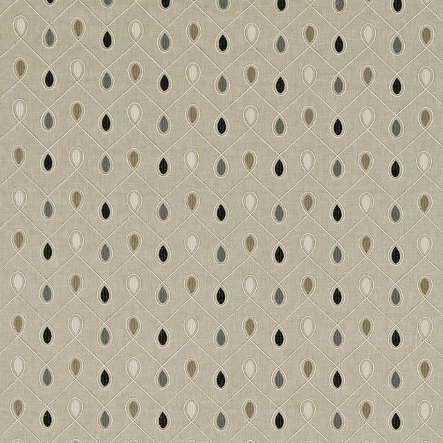 CLARKE AND CLARKE F0936/01.CAC.0 HEALEY CHARCOAL Fabric - Eade's Wallpaper