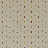 CLARKE AND CLARKE F0936/04.CAC.0 HEALEY RASPBERRY/DUCKEGG Fabric - Eade's Wallpaper