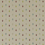 CLARKE AND CLARKE F0936/04.CAC.0 HEALEY RASPBERRY/DUCKEGG Fabric - Eade's Wallpaper