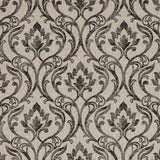 CLARKE AND CLARKE F0938/01.CAC.0 LEYBURN CHARCOAL Fabric - Eade's Wallpaper