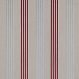 CLARKE AND CLARKE F0941/03.CAC.0 WENSLEY RASPBERRY/DUCKEGG Fabric - Eade's Wallpaper