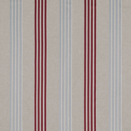 CLARKE AND CLARKE F0941/03.CAC.0 WENSLEY RASPBERRY/DUCKEGG Fabric - Eade's Wallpaper