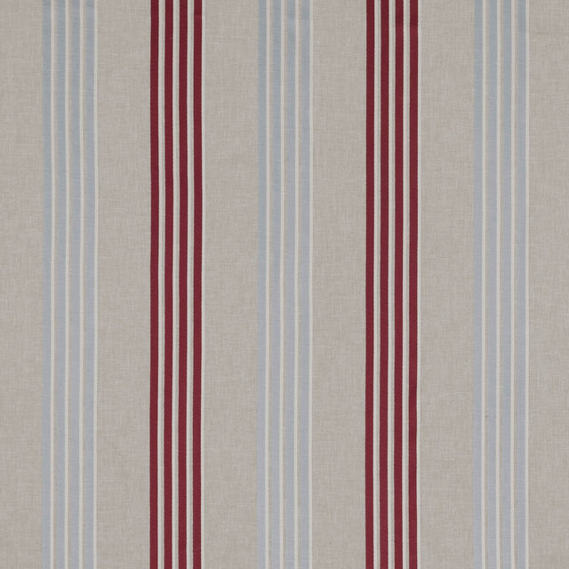 CLARKE AND CLARKE F0941/03.CAC.0 WENSLEY RASPBERRY/DUCKEGG Fabric - Eade's Wallpaper