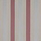 CLARKE AND CLARKE F0941/03.CAC.0 WENSLEY RASPBERRY/DUCKEGG Fabric - Eade's Wallpaper