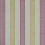 CLARKE AND CLARKE F0941/06.CAC.0 WENSLEY VIOLET/CITRUS Fabric - Eade's Wallpaper