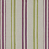 CLARKE AND CLARKE F0941/06.CAC.0 WENSLEY VIOLET/CITRUS Fabric - Eade's Wallpaper