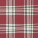 CLARKE AND CLARKE F0949/08.CAC.0 GLENMORE RED Fabric - Eade's Wallpaper