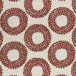 CLARKE AND CLARKE F0954/01.CAC.0 DASHIKI CINNABAR Fabric - Eade's Wallpaper