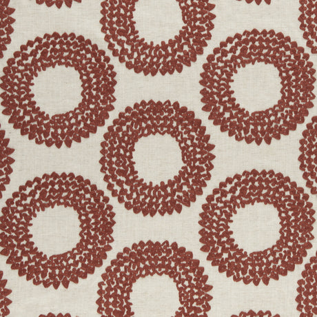 CLARKE AND CLARKE F0954/01.CAC.0 DASHIKI CINNABAR Fabric - Eade's Wallpaper