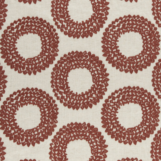 CLARKE AND CLARKE F0954/01.CAC.0 DASHIKI CINNABAR Fabric - Eade's Wallpaper
