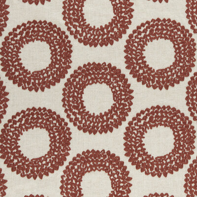 CLARKE AND CLARKE F0954/01.CAC.0 DASHIKI CINNABAR Fabric - Eade's Wallpaper