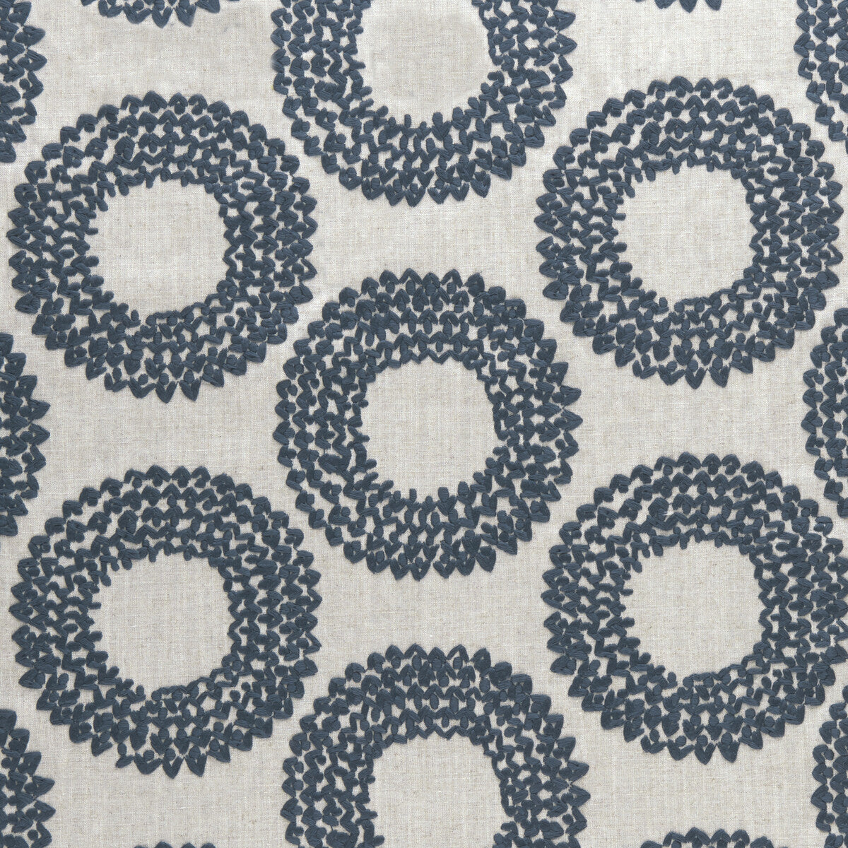 CLARKE AND CLARKE F0954/03.CAC.0 DASHIKI INDIGO Fabric - Eade's Wallpaper