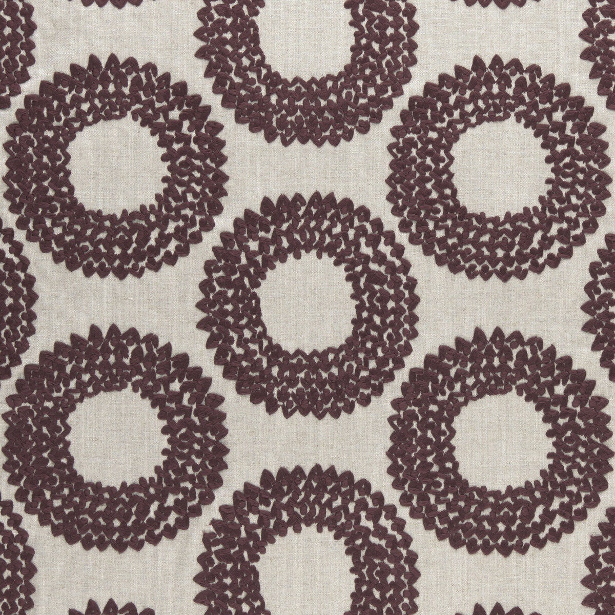 CLARKE AND CLARKE F0954/04.CAC.0 DASHIKI PLUM Fabric - Eade's Wallpaper