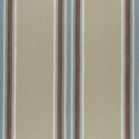 CLARKE AND CLARKE F0955/02.CAC.0 IMANI CINNABAR/AQUA Fabric - Eade's Wallpaper
