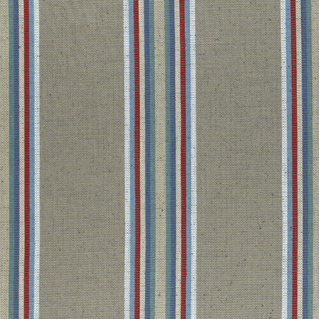 CLARKE AND CLARKE F0955/03.CAC.0 IMANI INDIGO/RED Fabric - Eade's Wallpaper