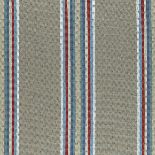CLARKE AND CLARKE F0955/03.CAC.0 IMANI INDIGO/RED Fabric - Eade's Wallpaper