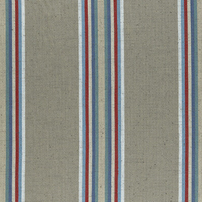 CLARKE AND CLARKE F0955/03.CAC.0 IMANI INDIGO/RED Fabric - Eade's Wallpaper