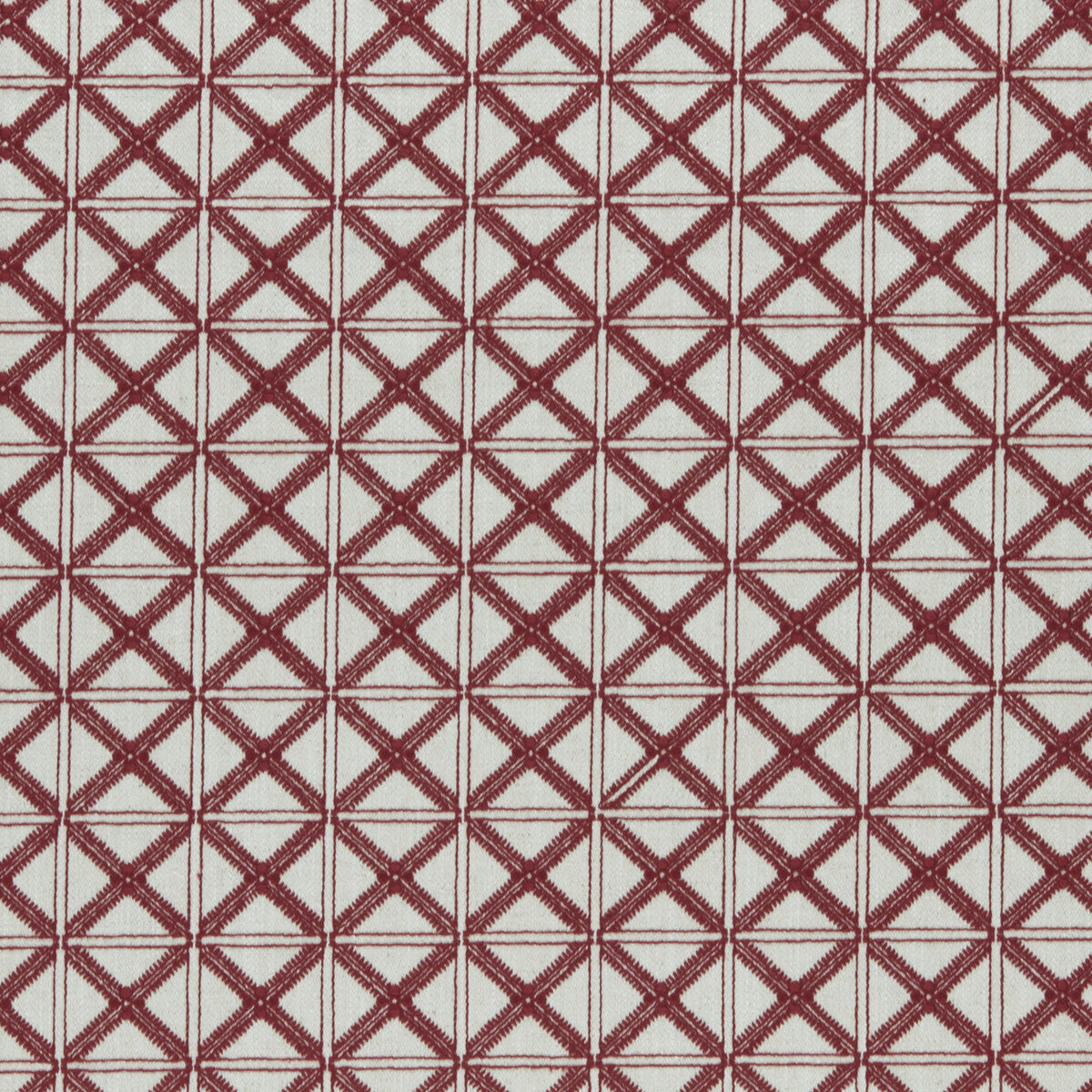 CLARKE AND CLARKE F0957/04.CAC.0 MAKENZI RED Fabric - Eade's Wallpaper