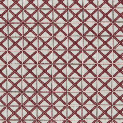 CLARKE AND CLARKE F0957/04.CAC.0 MAKENZI RED Fabric - Eade's Wallpaper