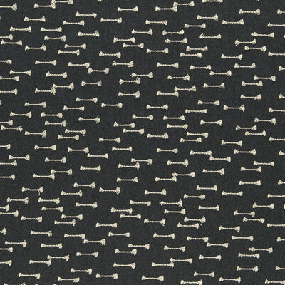CLARKE AND CLARKE F0958/01.CAC.0 NALA CHARCOAL Fabric - Eade's Wallpaper