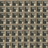 CLARKE AND CLARKE F0959/01.CAC.0 ONI CHARCOAL/CINNAMON Fabric - Eade's Wallpaper