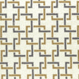 CLARKE AND CLARKE F0960/01.CAC.0 SEKAI CHARCOAL/CINNAMON Fabric - Eade's Wallpaper