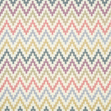 CLARKE AND CLARKE F0996/03.CAC.0 KLAUDIA INDIGO/CRANBERRY Fabric - Eade's Wallpaper