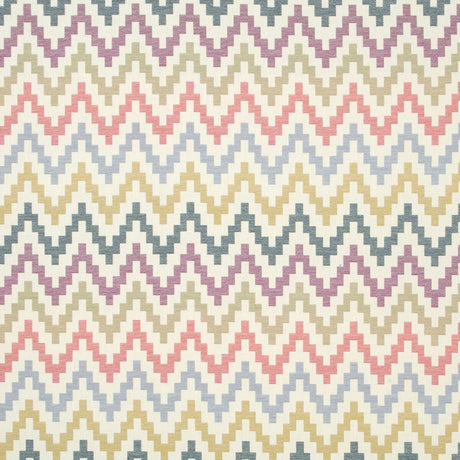CLARKE AND CLARKE F0996/03.CAC.0 KLAUDIA INDIGO/CRANBERRY Fabric - Eade's Wallpaper