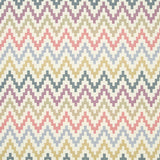 CLARKE AND CLARKE F0996/03.CAC.0 KLAUDIA INDIGO/CRANBERRY Fabric - Eade's Wallpaper