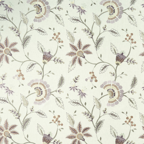 CLARKE AND CLARKE F1004/03.CAC.0 DELAMERE HEATHER Fabric - Eade's Wallpaper