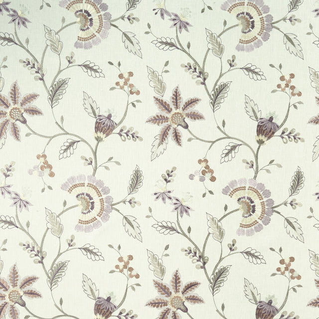 CLARKE AND CLARKE F1004/03.CAC.0 DELAMERE HEATHER Fabric - Eade's Wallpaper