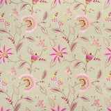 CLARKE AND CLARKE F1004/05.CAC.0 DELAMERE RASPBERRY Fabric - Eade's Wallpaper