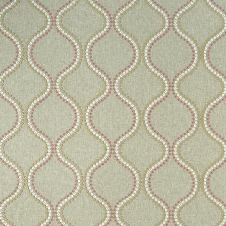 CLARKE AND CLARKE F1006/05.CAC.0 LAYTON PINK/APPLE Fabric - Eade's Wallpaper