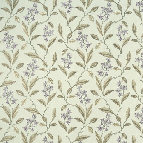 CLARKE AND CLARKE F1008/03.CAC.0 MELROSE HEATHER Fabric - Eade's Wallpaper