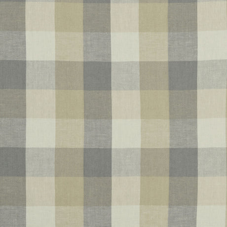 CLARKE AND CLARKE F1042/03.CAC.0 AUSTIN CHECK NATURAL Fabric - Eade's Wallpaper