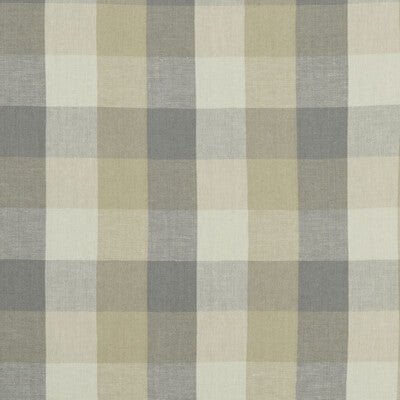 CLARKE AND CLARKE F1042/03.CAC.0 AUSTIN CHECK NATURAL Fabric - Eade's Wallpaper
