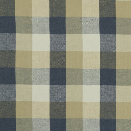 CLARKE AND CLARKE F1042/05.CAC.0 AUSTIN CHECK MIDNIGHT Fabric - Eade's Wallpaper