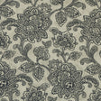 CLARKE AND CLARKE F1044/01.CAC.0 CRANBROOK CHARCOAL Fabric - Eade's Wallpaper