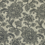 CLARKE AND CLARKE F1044/01.CAC.0 CRANBROOK CHARCOAL Fabric - Eade's Wallpaper