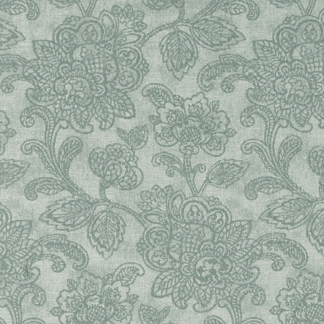 CLARKE AND CLARKE F1044/03.CAC.0 CRANBROOK EAU DE NIL Fabric - Eade's Wallpaper