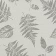 CLARKE AND CLARKE F1059/06.CAC.0 FOLIAGE SILVER Fabric - Eade's Wallpaper