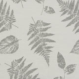 CLARKE AND CLARKE F1059/06.CAC.0 FOLIAGE SILVER Fabric - Eade's Wallpaper