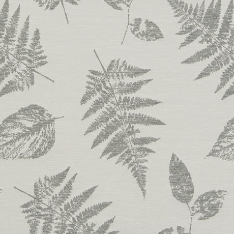 CLARKE AND CLARKE F1059/06.CAC.0 FOLIAGE SILVER Fabric - Eade's Wallpaper