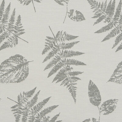 CLARKE AND CLARKE F1059/06.CAC.0 FOLIAGE SILVER Fabric - Eade's Wallpaper
