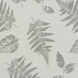 CLARKE AND CLARKE F1059/06.CAC.0 FOLIAGE SILVER Fabric - Eade's Wallpaper