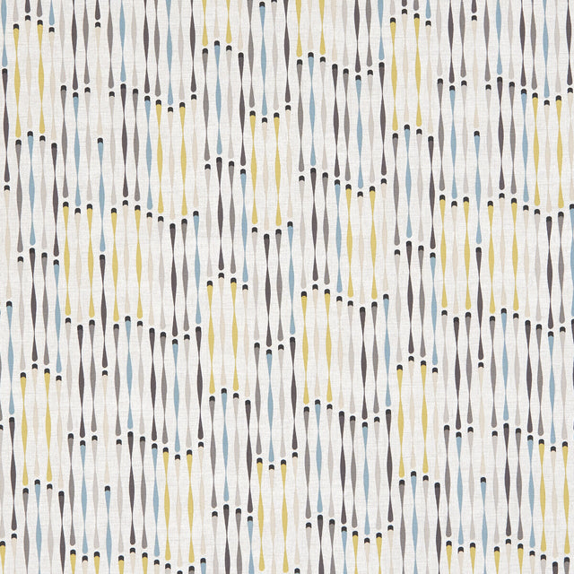 CLARKE AND CLARKE F1063/01.CAC.0 CASSANDRA CHARCOAL/CHARTREUSE Fabric - Eade's Wallpaper
