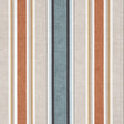 CLARKE AND CLARKE F1065/06.CAC.0 LUELLA TEAL/SPICE Fabric - Eade's Wallpaper