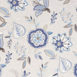 CLARKE AND CLARKE F1066/03.CAC.0 OCTAVIA DENIM Fabric - Eade's Wallpaper