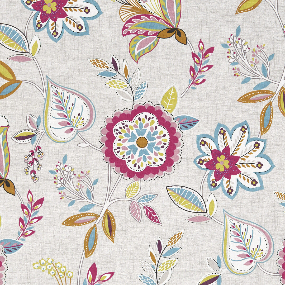 CLARKE AND CLARKE F1066/05.CAC.0 OCTAVIA SUMMER Fabric - Eade's Wallpaper