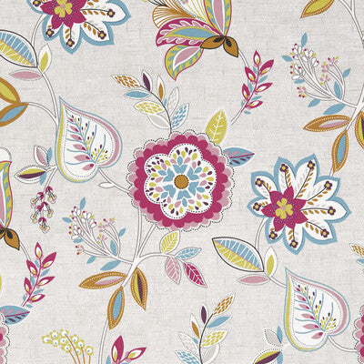 CLARKE AND CLARKE F1066/05.CAC.0 OCTAVIA SUMMER Fabric - Eade's Wallpaper